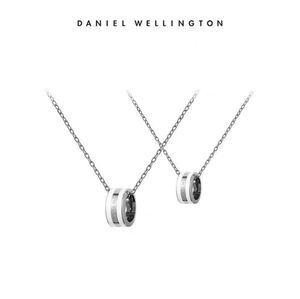 Daniel Wellington ダニエルウェリントン EMALIE NECKLACE ネックレス　シルバーxホワイト