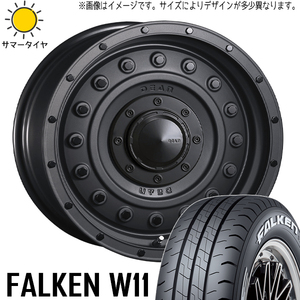 スズキ ジムニーシエラ JB74 195/80R15 ホイールセット | ファルケン W11 & コロラド 15インチ 5穴139.7