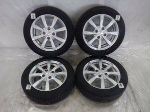 ☆ワゴンR☆タイヤ 23年製 バリ山 155/65R14 グッドイヤー☆ 4H 100 4.5J +45 14インチ スズキ純正 アルミホイール付 4本