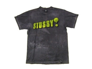 米国製 Stussy ステューシー M 濃グレー ダークグレー アメリカ製 USA 半袖 Tシャツ