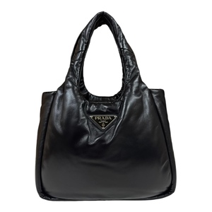 プラダ ハンドバッグ レザー 1BG412 ブラック ユニセックス PRADA 中古 美品