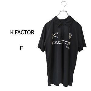 【K FACTOR】ハーフジップポロシャツ(F)フットサル日本代表＊Wilson