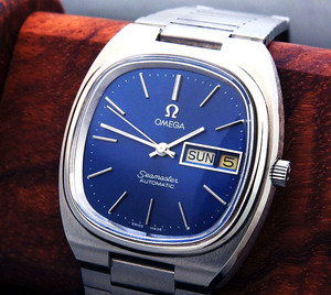 OMEGA オメガ SEAMASTER シーマスター Cal.1020 TVスクリーン Blue Dial メンズ 自動巻き (美品、OH済み) / 36mm