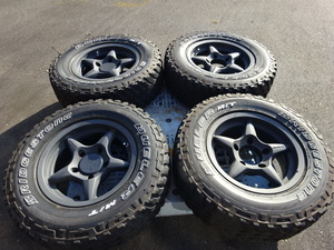 APIO WILDBOAR X 15×6J タイヤ付 LT215/75R15 4本セット ジムニー 管理B-17