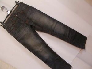 ssy2214 GAP ギャップ メンズ ジーンズ デニムパンツ ブラックグレー ■ プレミアム スリムストレート ■ カジュアル 綿100 ウエスト71cm