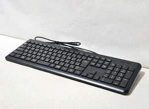 ★美品★ LITEON ライトン 有線キーボード UCL111UBK1 薄型キーボード スタンダードタイプ 日本語配列111キー