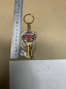 イギリス　鍵型　キーホルダー