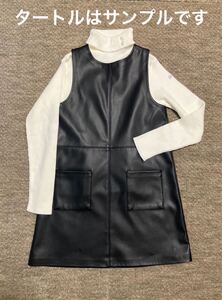 ZARA【美品】キッズ　レザー風ワンピース　サイズ140 ザラキッズ　