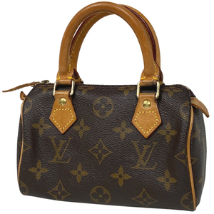 ルイ・ヴィトン Louis Vuitton ミニ スピーディ ショッピング 2WAY ハンドバッグ モノグラム ブラウン M41534 レディース 【中古】