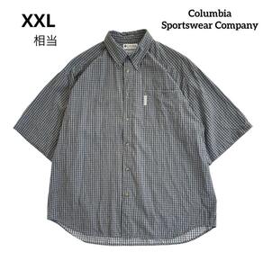 Columbia コロンビア チェック シャツ US古着 ビックサイズ XXL