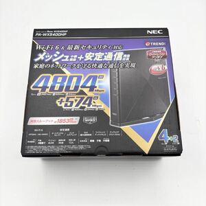 1円スタート　 NEC Wi-Fiルーター　 PA-WX5400HP Wi-Fiホームルーター　 Wi-Fi Wi-Fi6 0123b