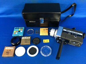 ★３６―１４６★8ミリカメラ　Nikon/ニコン SUPER ZOOM-8 動作不明 ジャンク品 フィルムカメラ レンズ付き ケース付き[80]