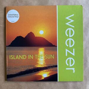 weezer ISLAND IN THE SUN U.K. Limited Edition Coloured Vinyl 7inch UK盤 2001