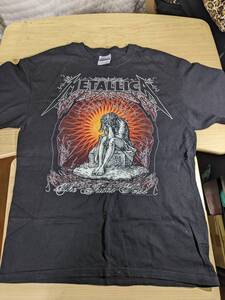 【服飾】 ビンテージ レア Tシャツ バンド 当時物? METALLICA メタリカ The Judas Kiss Hanes M? 黒 半袖