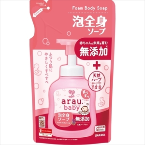 まとめ得 アラウベビー 泡全身ソープ 詰替 ４００ｍＬ サラヤ ボディソープ x [5個] /h