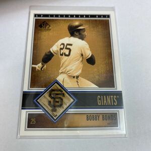 Bobby Bonds 2002 Upper Deck SP Legendary Cuts Bat