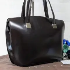 CELINE セリーヌ トートバッグ レザー ハンドバッグ シルバー金具