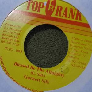 How Cold I Live Riddim Blessed Be The Almighty Garnet Silk from Top Rank