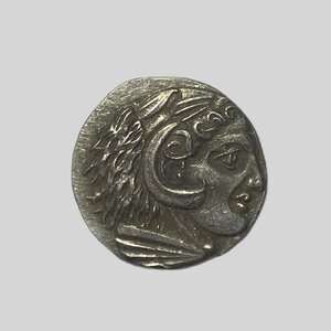 Y529 古代ギリシア 銀貨 直径約22.41mm 重量約4.5g