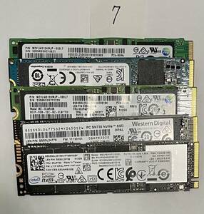 7 - 各種 未使用あり 512GB SSD 2280仕様 5枚まとめて M.2 2280 PCIe SSD