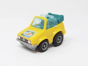 TAKARA チョロQ A-23 VW-GOLF CABRIOLET フォルクスワーゲン ゴルフ カブリオレ イエロー 当時物 　　＃202