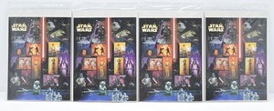 未開封 STAR WARS スターウォーズ 30周年 記念切手シート アメリカ USA 2007年 15枚×4シート シール式 まとめ セット RJ-940ME/520