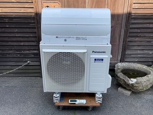 Panasonic Eolia ナノイーX ルームエアコン CS-XS401D2-W 4.0Kw 20年製 14畳 室内機 室外機 全自動お掃除 単相200V パナソニック エオリア