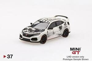 ＜新品・未開封＞ MINI GT　Honda Civic Type R FK8　ArtCar Manga 2018 Paris Autoshow　左ハンドル　1/64サイズ