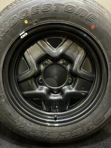 ★新車外し 175/80R16 BRIDGESTONE/DUELER H/L 23年製 スズキ JB64 ジムニー純正 16インチ 5.5J +22 139.7 5H 夏タイヤ 1本 スペア(2-F849)