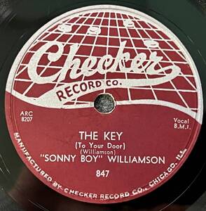 SONNY BOY WILLIAMSON w Robert Lockwood Jr CHECKER The Key/ Keep It Yourself