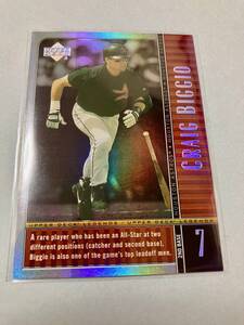 100枚限定 Craig Biggio 2000 UD Legends #4 Commemorative Collection