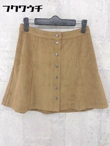 ◇ Abercrombie&Fitch アバクロンビー＆フィッチ ミニ フレア スカート サイズ0 ブラウン レディース