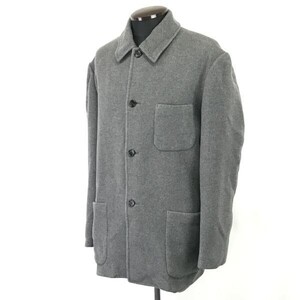 日本製☆バーニーズニューヨーク/BARNEYS NEW YORK Golf☆ステンカラーコート【50/メンズL/グレー/gray】Coat/Jacket/Jumper◇cBH429