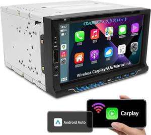 2DIN7インチカーオーディオ一体型ナビ CarPlay/Android