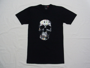 ★美品・未着用★ USA製 Damien Hirst ダミアン・ハースト × リーバイス スカル Tシャツ sizeS 黒★古着 For the Love of God コラボ 限定