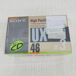 カセットテープ UX 46 SONY 3点セット ※2400010359026