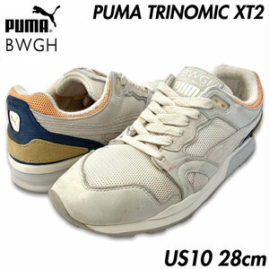 希少■PUMA (プーマ) × BWGH (ブルックリン ウィーゴーハード) TRINOMIC XT2 スニーカー US10 28㎝ ベージュ [357739-03] ★定価19,800-