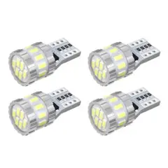 T10 LED ホワイト 爆光 キャンセラー内蔵 ポジションランプ４個入