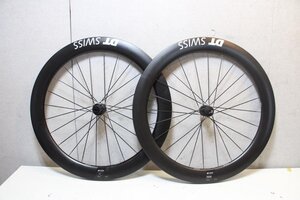 ○DT SWISS ARC1100 DISC 62 DB シマノフリー 11/12s対応 クリンチャー チューブレス カーボンホイールセット 美品