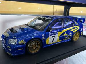 1/18 オートアート　スバル　インプレッサ WRC 2003 #7 ラリー　フランス　autoart subaru new age impreza 80393