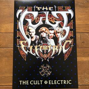 ポスター『ザ・カルト』 (The Cult) 1987年「Electric」プロモポスター★ガンズ・アンド・ローゼズ