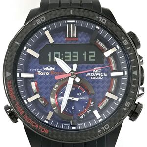 新品 限定モデル CASIO カシオ EDIFICE エディフィス スクーデリア トロロッソ 腕時計 ECB-800TR-2A ソーラー モバイルリンク Bluetooth