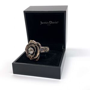 tu166s Justin Davis　ジャスティンデイビス SRJ212 Inner Beauty Ring リング 16号　ケース付き　※中古　【津山店】