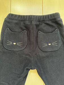 ★送料無料　猫ちゃん　起毛レギンス　ストレッチパンツ　子供服