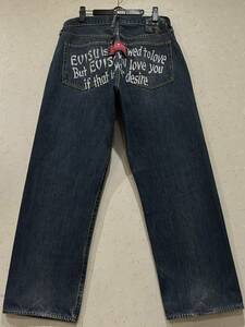 ※EVISU PARIS エヴィス エビス パリス LOT 0082 セルビッチ デニムパンツ インディゴ 34 　　　　　　 BJBC.H