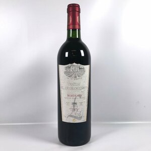 ■【買取まねきや】古酒 未開封 ワイン CH ベルエール グランジュヌーヴ 1996年 12.5% 750ml フランス 箱なし 計1点■