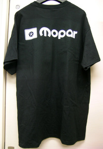 2XL　モパー mopar ロゴ Tシャツ 黒 ビッグサイズ ダッジ クライスラー Hemi プリマス フューリー クライスラー チャレンジャー