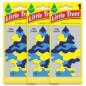 25.【Pina Colada (ピニャコラーダ)】Little Trees 3個set / エアフレ 芳香剤 エアフレッシュナー 吊り下げ リトルツリー アメリカン雑貨