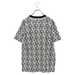 SUPREME シュプリーム 14SS RIOT Pocket Tee ライオットポケット半袖Tシャツ 総柄クルーネックカットソー ブラック