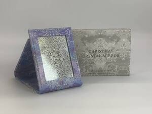 ★CHRISTMAS CRYSTAL MIRROR　クリスマス　クリスタルミラー　清川あさみデザイン　非売品　スワロフスキー・クリスタル使用　未使用品